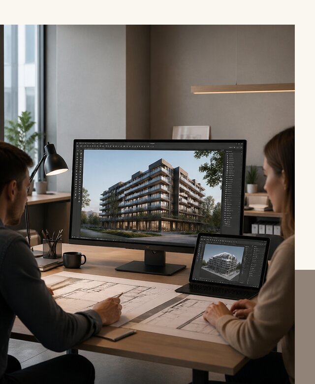 3D визуализация архитектуры и объектов строительства в Нурлате