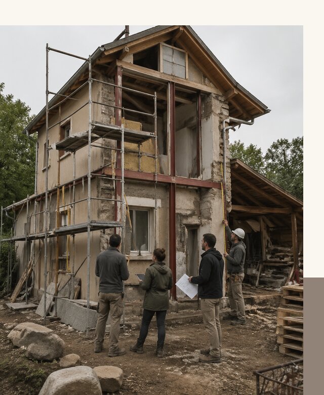 Реконструкция загородного дома под ключ в Нурлате от бюро